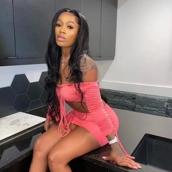 Tie dye Baddieville Bubbles skirt set - Picture 4 of 8